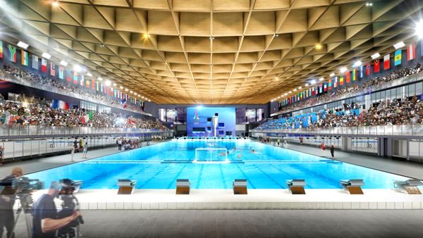 2024 Paris Olympics Aquatic Center | SWIM | Inspired by Sport