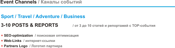 Swim.by – Event Channels TOP-события Swim.by