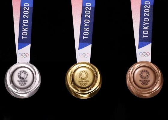 Tokyo 2020 Olympic Games: Medal Design, Swim.by